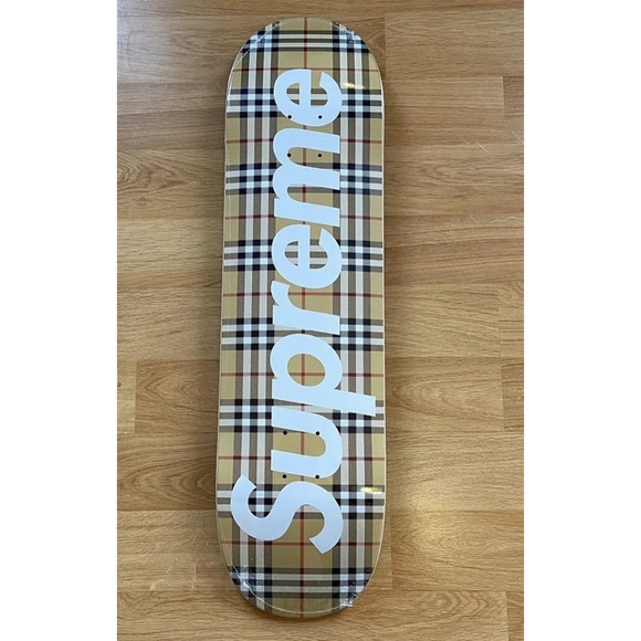 Supreme - Supreme /Burberry Skateboard ベージュ Beige UNUSED SUPREME collaboration Burberry Skateboard Beige deck